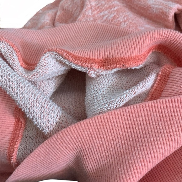 Merona lightweight heathered coral shoulder zip sweatshirt pullover - Picture 12 of 14